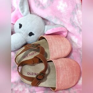 Old Navy Baby Girl Ankle Strap Clog Flat